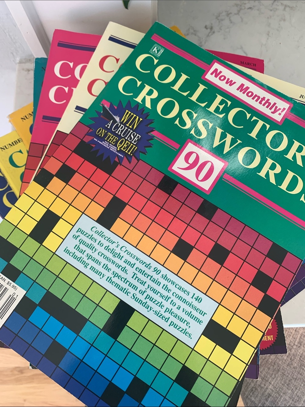 Vintage 7 Kappa Collector's Crossword Puzzle Books 2001-2003 - Picture 2 of 10